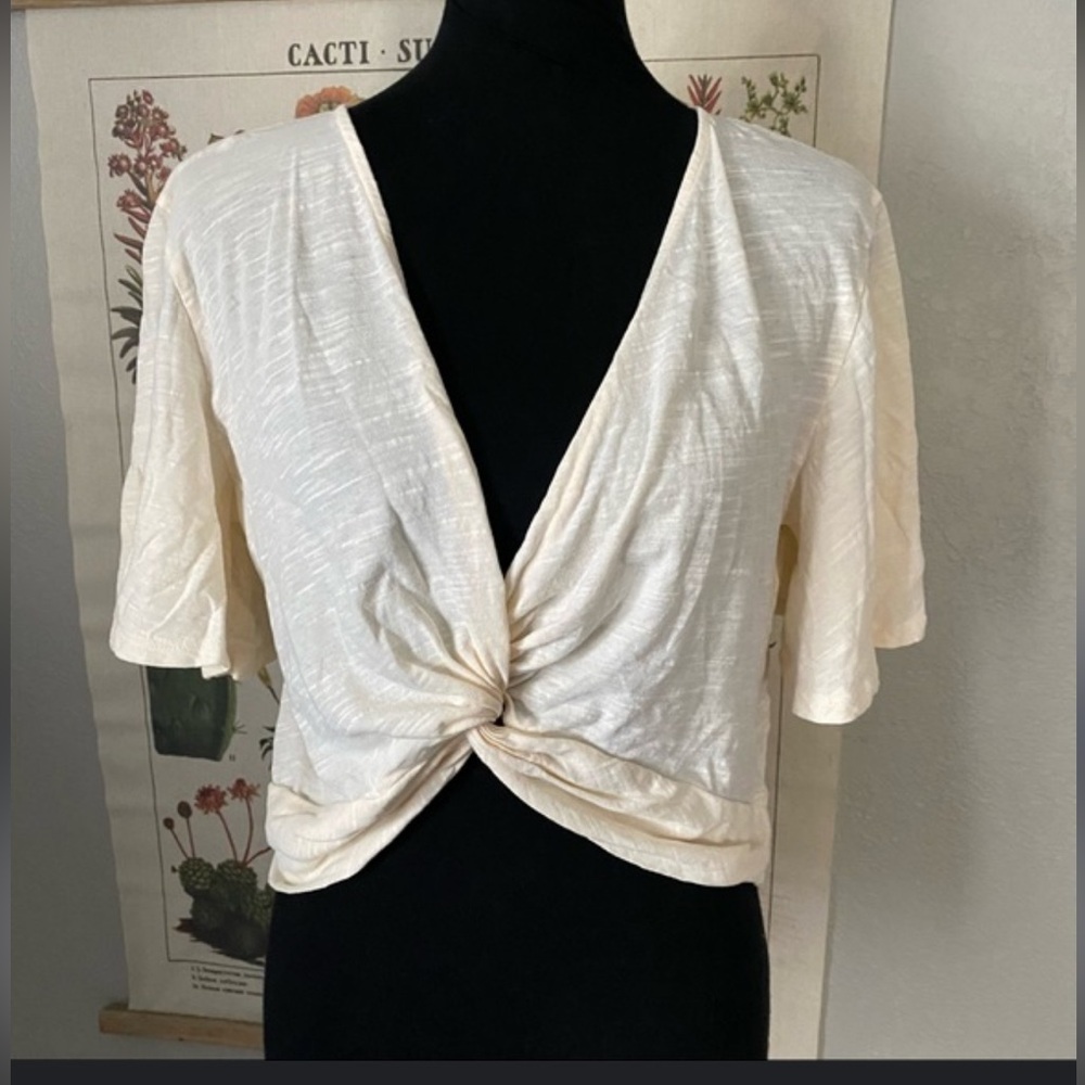 Front Tie Crop Top